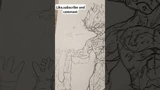 Goku vs frieza drawing ART Mrsamarts346 MRSAMARTS2 like and subscribe [upl. by Vannie76]