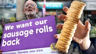 MAN GETS ANGRY AT GREGGS VEGAN SAUSAGE ROLLS  Newsth [upl. by Inan]