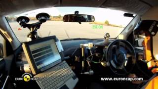 Euro NCAP  Isuzu DMax  2012  ESC test [upl. by Leugimesoj]