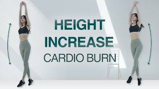 INCREASE HEIGHT amp LOSE WEIGHT l 2 Million View Renewal Belly Fat Burn amp Hourglass Body Workout [upl. by Rubinstein230]