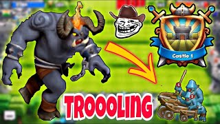 Castle Crush 🔥 Castle 1 Trolling With UNCHAINED DEMON The Giant 🔥 Castle Crush Gameplay [upl. by Readus]