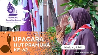 Upacara HUT Pramuka Ke62 [upl. by Ecreip90]