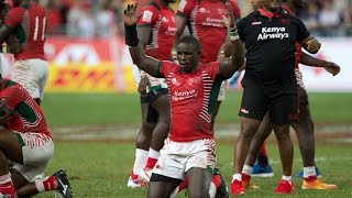 HIGHLIGHTS Kenya stun Fiji to win Singapore Sevens [upl. by Crowell]