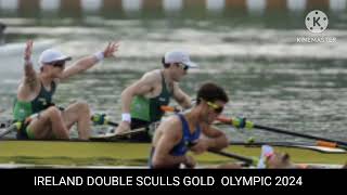 Ireland sculls  Ireland rowing gold  Ireland Olympic 2024 [upl. by Samale572]