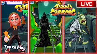 SUBWAY SURFERS HAUNTED HOOD DAY1 live Gameplay shortsfeed​ ytshort​ subwaysurfers​ trending [upl. by Sabine]