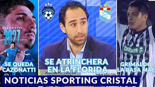 RAFFO SE ATORNILLA EN SPORTING CRISTAL  RENUEVA GUSTAVO CAZONATTI [upl. by Letnahc85]