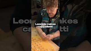 Nonna Leonida makes Cappelletti pasta freshpasta nonna [upl. by Junno]