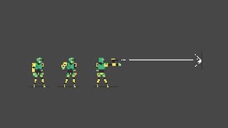 Robot Attack  Pixel Art Animation [upl. by Eblehs]