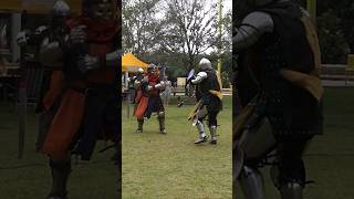 He Tossed Him like a Rag Doll 👀 buhurt medievalcombat medievalmma duel [upl. by Eiroc]