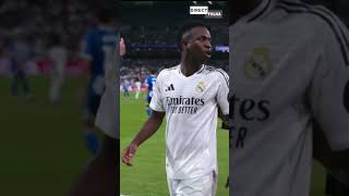 Vinicius Jr mort de rire en voyant les 6 minutes de temps additionnel  😂realmadrid vinicius [upl. by Whiteley]