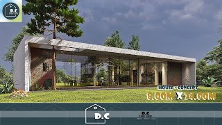 A MODERN CABIN DESIGN  800X 2400 METERS  DHouseConcept moderncabin vacationhouse [upl. by Nolly]