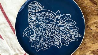 Ceramic Sgraffito Technique [upl. by Leonid725]