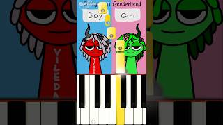 Incredibox Sprunki Genderbend Animation animamaniaYT  Piano Duet [upl. by Reinert595]