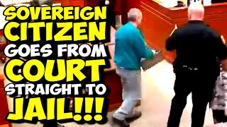 Judge SHUTS DOWN Sovereign Citizen With FACTS Then Sends Him To Jail Pro Se FAIL [upl. by Fulks535]