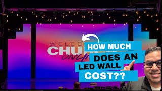 How Much Does an LED Wall Cost [upl. by Ajssatsan]