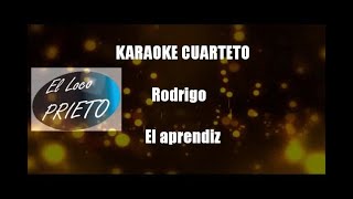 KARAOKE Rodrigo  El aprendiz [upl. by Fiora303]