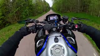 How it feels to ride Yamaha MT10 AKRAPOVIC SOUND [upl. by Sarilda]