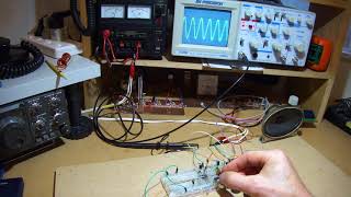 Homebrew 80m20m SSB Rig Part 3  Audio Amplifier [upl. by Enoved]