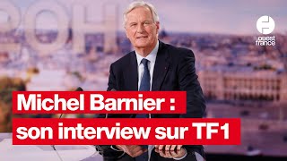 Les extraits de linterview du Premier ministre Michel Barnier sur TF1 [upl. by Dazhahs]