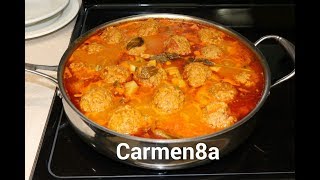 AlbAlbóndigas de Res con Chipotle Estilo8a [upl. by Mckenna132]