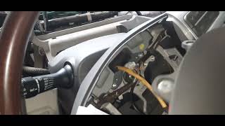 Toyota premio car Air bag removal [upl. by Ahsinehs864]