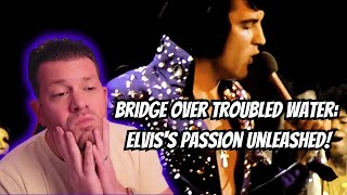 Elvis Presleys Surprising Live Performance of Bridge Over Troubled Water 1972 [upl. by Kerrie470]