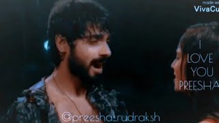 yeh hai chahatein  rusha  rudraksh and preesha  rusha vm romance [upl. by Illah743]