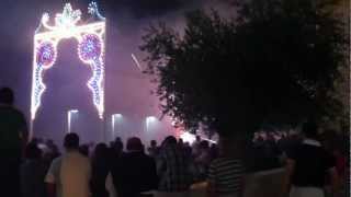 Festa di S Antonio 2012  San Paolo Di Civitate  parte 1 [upl. by Lihka]