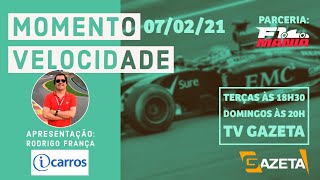 Bastidores do Dakar Gold Classic em Interlagos e iCarros  Momento Velocidade 070221 [upl. by Trinia]