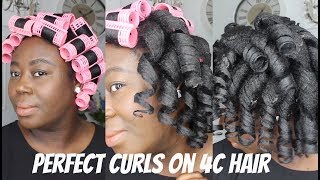 The Perfect Bouncy Curls on Natural 4C Hair [upl. by Albert101]