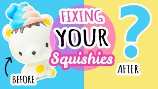 Squishy Makeovers Fixing Your Squishies 4 [upl. by Htebazle]