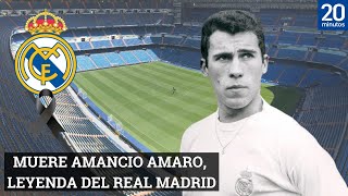 Muere Amancio Amaro leyenda y presidente de honor del RealMadrid [upl. by Mayyahk]