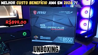 Placa Mãe MSI MPG B550 Gaming Plus  O melhor cxb para 2024 [upl. by Leler]