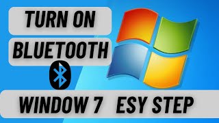 Turn On Bluetooth Windows 7 Show Bluetooth Windows 7windows bluetooth fixproblem [upl. by Pace]