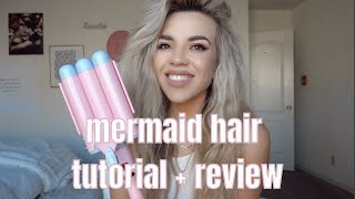 Mermade Hair Waver Tutorial  Review [upl. by Bollinger510]