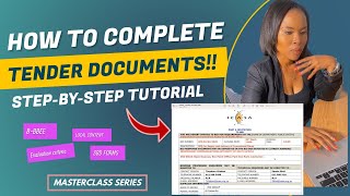 StepbyStep Guide to Completing Tender Documents SBD Forms  uncover secrets to win tenders [upl. by Nnylarak]