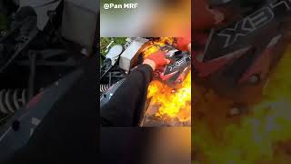 Riders Worst Nightmare Bike Catches Fire While Riding 😱 [upl. by Nnaasil]