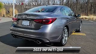 Certified 2023 INFINITI Q50 SENSORY Denville NJ 3823CPL [upl. by Jarret]