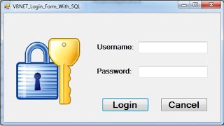 VBNET  How To Create Login Form With SQL Database Using Visual Basic Net with source code [upl. by Marbut]