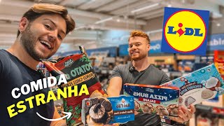 COMPRÁMOS A COMIDA MAIS ESTRANHA DO LIDL 😱 [upl. by Nulubez253]