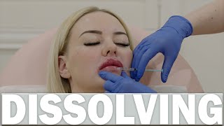 Lip filler dissolving  FULL lip filler dissolving consult amp procedure  Cosmetic Injector Sydney [upl. by Rennoc]