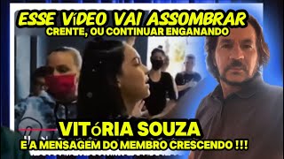 VITÓRIA SOUZA PREGA MENSAGENS ESTRANHAS SOBRE MEMBRO CRESCENDO [upl. by Arima]