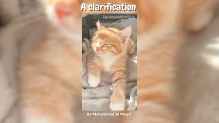 A clarification  Muhammad Al Muqit  vocals only 🧡 [upl. by Loy]