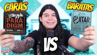 ¡CUERDAS DE GUITARRA CARAS vs BARATAS  Eddie Warboy [upl. by Darian]