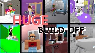 Huge BUILDOFF Comfy VS Fans Welcome To BloxburgRoblox [upl. by Gabrielson]