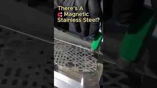 🧲 Stainless Steel ID Magnetic or Not scrapmetal metalrecycling [upl. by Aplihs]