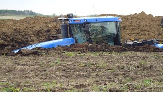 Best of Tractors Stuck in Mud 2023 [upl. by Atiuqet141]