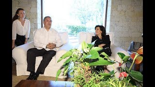 Visita ufficiale del Presidente del Senato Maria Elisabetta Alberti Casellati in Colombia [upl. by Ical]