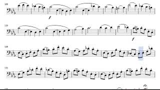 Second Waltz by Shostakovich Sheet Music for Cello and Bassoon Bass Clef [upl. by Hairu]