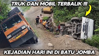 Kejadian Hari Ini  Mobil Terbalik Di Tanjakan Batu Jomba [upl. by Archle908]